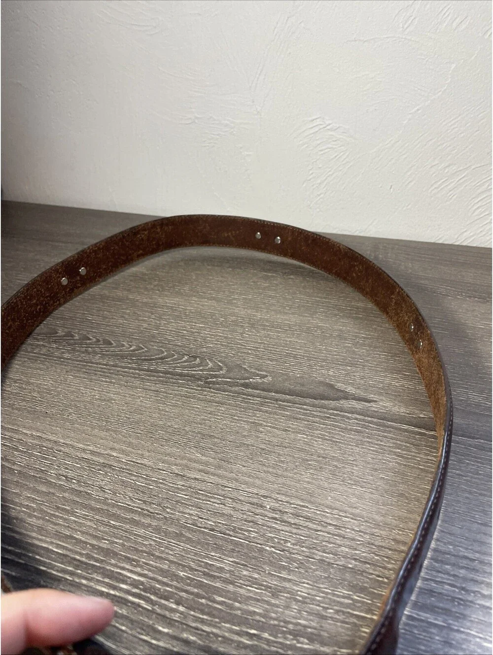 Brighton Onyx VTG Leather Golf Belt Men's 36 Brown Black Classic 1